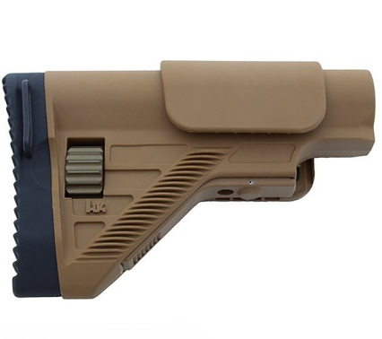 HK BUTTSTOCK COMPL.,MR762/G28 (SAND) REPL 236623